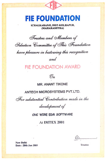 FIE foundation award for CADLink